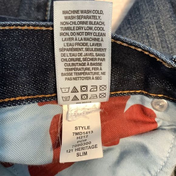 Lucky Brand 121 Heritage Slim Jeans Button-fly 31X30 - Picture 11 of 11